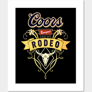 Coors Rodeo Banquet Beer Since 1873 Posters and Art